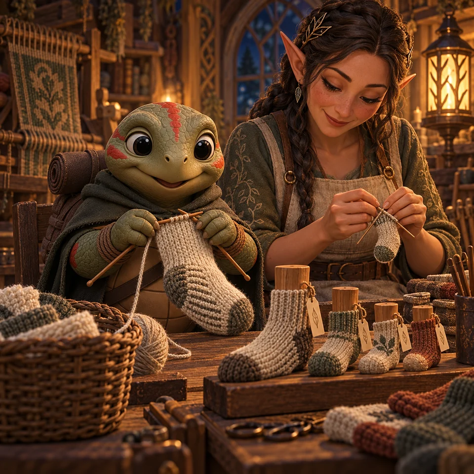 The Weaver’s Winter Delivery