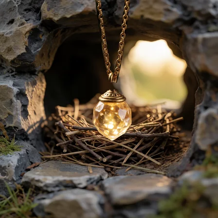 Mother Griffin's Crystalline Amulet