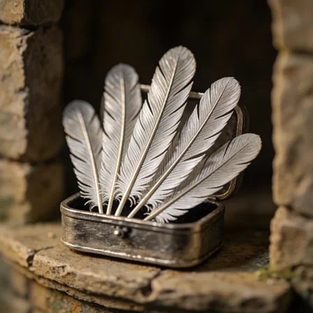 Celestial Dragon's Silver Feathers