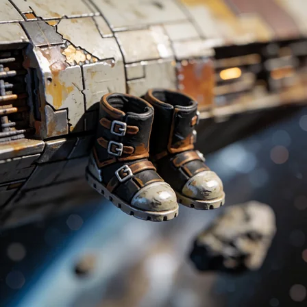 Space-Walking Boots