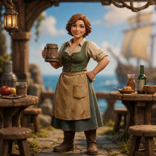 The Barmaid, Host of the harbor road