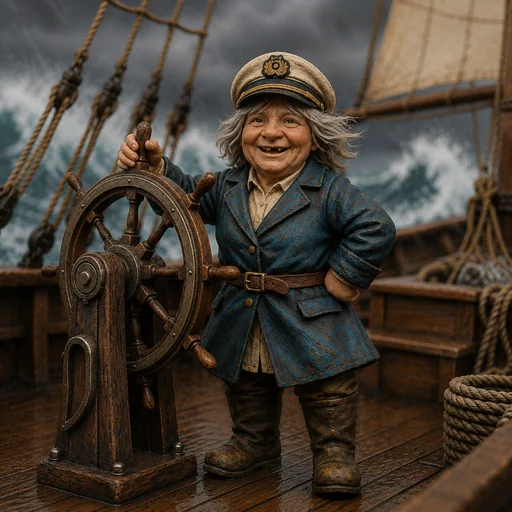 Captain Runa, Pilot of impossible seas
